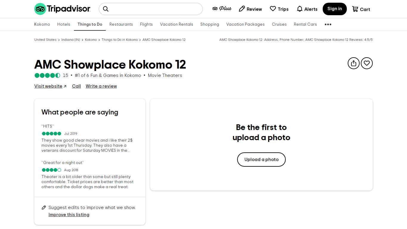 AMC Showplace Kokomo 12 - All You Need to Know BEFORE You Go - Tripadvisor